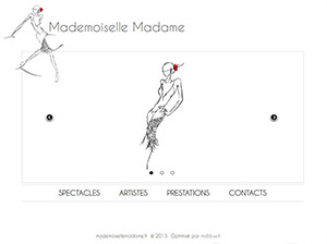 Site internet - Mademoiselle Madame
